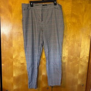 Talbots Women’s Houndstooth Pants - Black and White